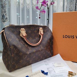 New Authentic with receipt Louis Vuitton Speedy 30 NM bag handbag.